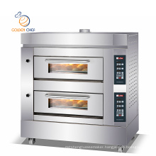 Commercial Restaurant Stainless Steel Double Layer Electric Bread Baking Oven Machine Bakery Cake Pizza Ovens Electric